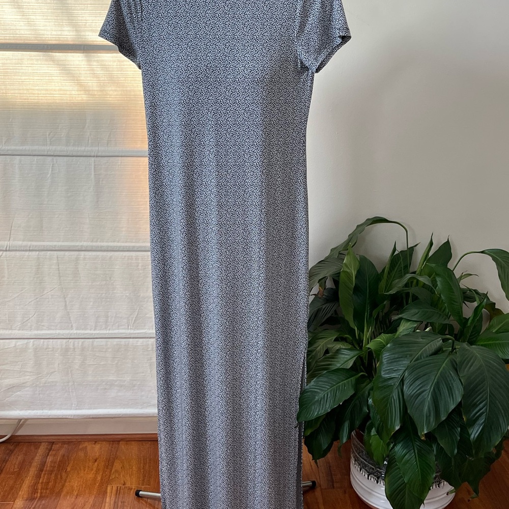 Michael Kors XS Gray Maxi Dress with Side Slits